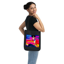 Load image into Gallery viewer, "BLACK GIRL MAGIC" Organic Canvas Tote Bag Bags Printify - BV BVO TWU Supermarket