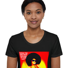 Load image into Gallery viewer, "MARCUS GARVEY" Women's Organic Short Sleeve T-Shirt T-Shirt Printify - BV BVO TWU Supermarket
