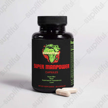 Load image into Gallery viewer, VEGAN SUPER MANPOWER Testosterone Capsules with HORNY GOAT WEED, SAW PALMENTO, TRIBULUS TERRESTRIS & ZINC - BvBvoTwu SuperMarket