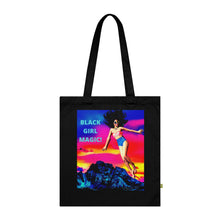 Load image into Gallery viewer, "BLACK GIRL MAGIC" Organic Cotton Tote Bag Bags Printify - BV BVO TWU Supermarket