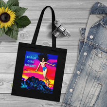 Load image into Gallery viewer, "BLACK GIRL MAGIC" Organic Cotton Tote Bag Bags Printify - BV BVO TWU Supermarket