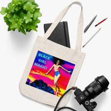 Load image into Gallery viewer, "BLACK GIRL MAGIC" Organic Canvas Tote Bag Bags Printify - BV BVO TWU Supermarket