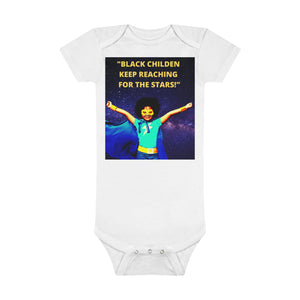 "YOUNG GIFTED & BLACK" Onesie® Organic Baby BodysuitWhite / Preemie Kids clothes Printify - BV BVO TWU Supermarket