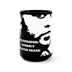 "ANGRY BLACK MAN" Black Mug 15oz15oz Mug, T-SHIRTS Printify - BV BVO TWU Supermarket