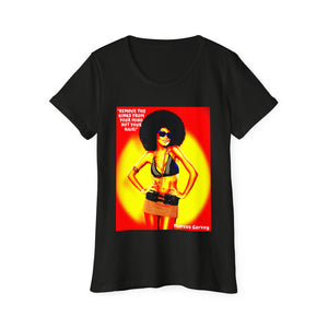 "MARCUS GARVEY" Women's Organic Short Sleeve T-ShirtNight / XS T-Shirt Printify - BV BVO TWU Supermarket
