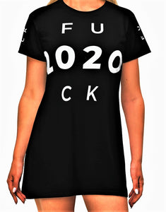 "F**K 2020" Ultimate T-Shirt Dress2XL All Over Prints BV BVO TWU Supermarket - BV BVO TWU Supermarket