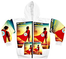 Load image into Gallery viewer, &quot;NURSES ARE SUPER HEROES&quot; Unisex Zip Hoodie All Over Prints BV BVO TWU Supermarket - BV BVO TWU Supermarket
