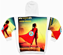 Load image into Gallery viewer, &quot;NURSES ARE SUPER HEROES&quot; Unisex Zip Hoodie2XL All Over Prints BV BVO TWU Supermarket - BV BVO TWU Supermarket
